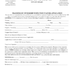 New Mexico Transfer Of Ownership Inspection Waiver Application Download