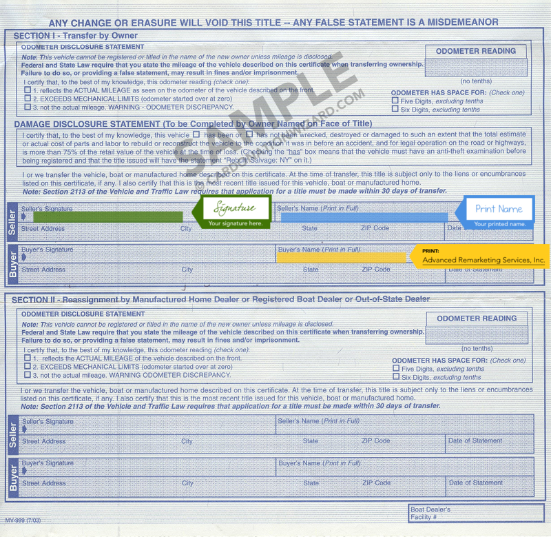 New York Title Transfer Donate A Car In NY On Car Donation Wizard