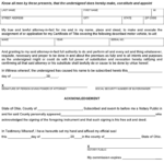 Ohio Department Of Motor Vehicles Power Attorney Form Webmotor