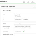 Overseas Transfer Hang Seng Bank