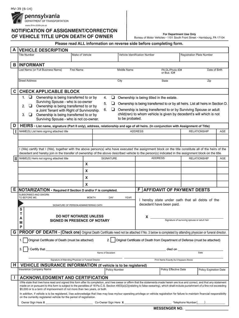 Penndot Forms Fill Out And Sign Printable PDF Template SignNow