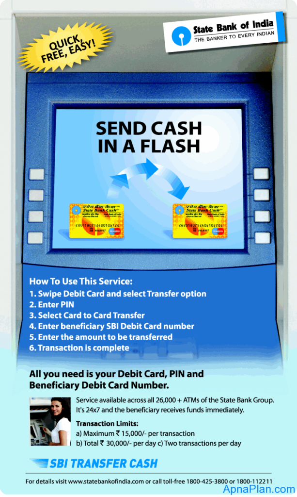 SBI Send Cash In A Flash SBI s New Money Transfer System