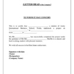 Sim Noc Letter Format For Card Transfer Objection Sample Job Template