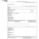 Stock Transfer Form Sample Free Download