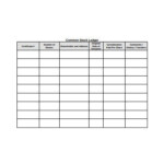 Stock Transfer Ledger Template Excel Collection