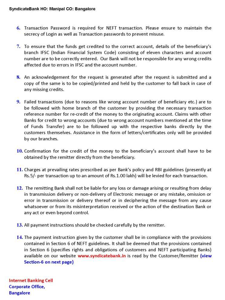 Syndicate Bank Fund Transfer Form 2021 2022 Student Forum