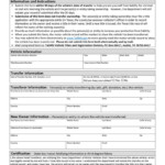 Texas Motor Vehicle Transfer Notification Form In 2021 How To