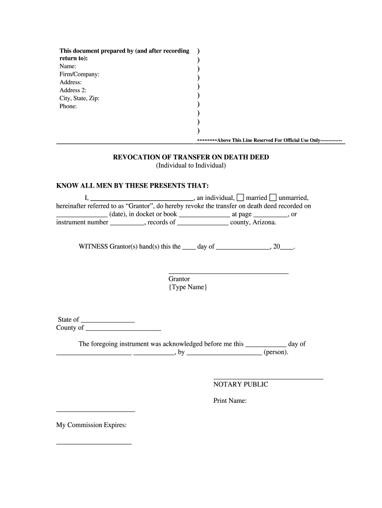 Tod Deed Fill Out And Sign Printable PDF Template SignNow