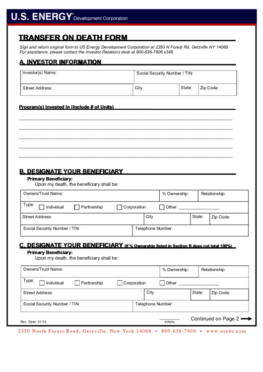 Top 11 Transfer On Death Deed Form Templates Free To Download In PDF Format