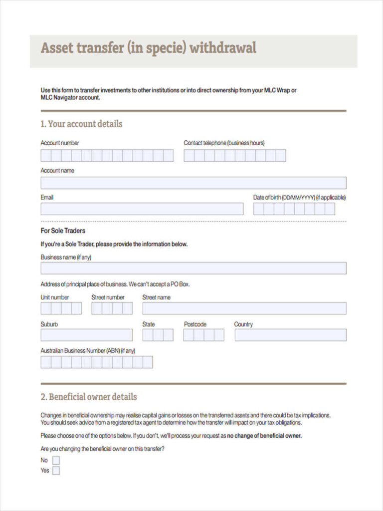 Transfer Of Business Ownership Agreement Sample HQ Printable Documents