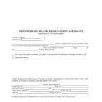 Transfer On Death Deed Ohio 2020 Fill And Sign Printable Template