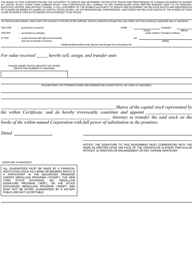 Triumph Bancorp Inc FORM S 1 A EX 4 1 October 17 2014