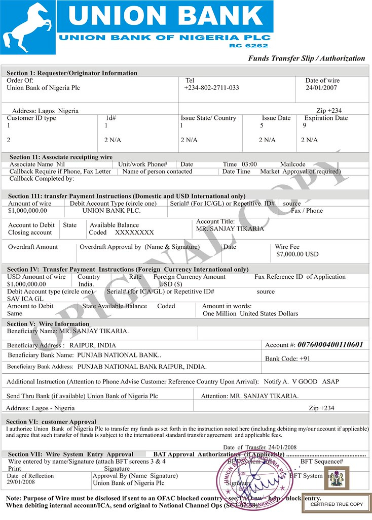 Union Bank Transfer Slip 2 Jason jinn3 Flickr