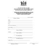 Vehicle Transfer Notification With Buyer Information Delaware Edit