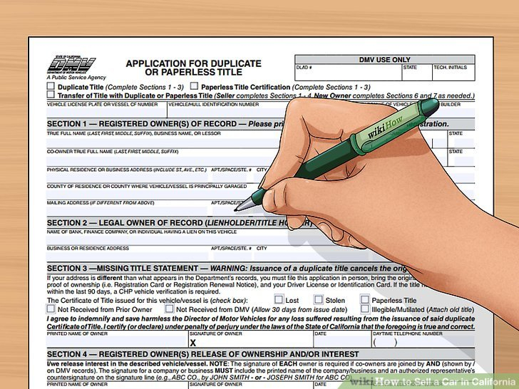 How To Fill Out Vehicle Vessel Transfer And Reassignment Form 5813