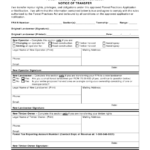 Washington Forest Practices Application Notification Notice Of Transfer